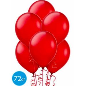 Ballons Latex Rouge 12po 72/pqt