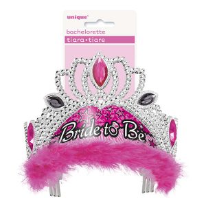 Diadème Bride To Be Fushia