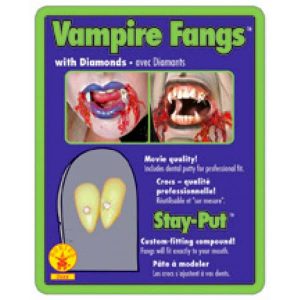 Vampire Fangs with Diamond