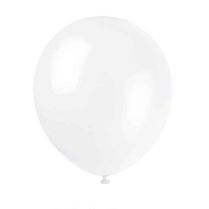 Ballons Latex Blanc 12po 10/pqt