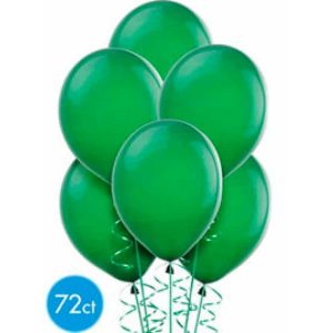 Ballons Latex Vert 12po 72/pqt