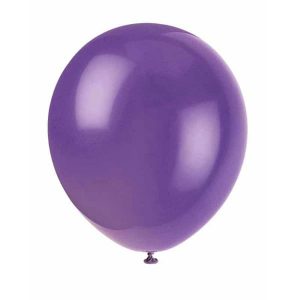 Ballons Latex Violet 12po 10/pqt