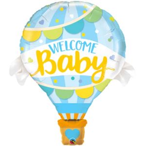 Montgolfier Welcome Baby Bleu