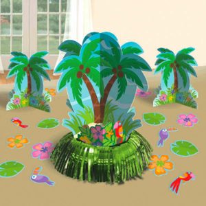 Ens. Déco Pour Table Palmier