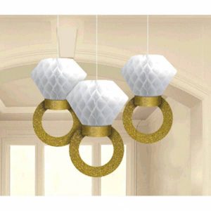 Déco Alvéolées En Bague 3 par pqt.