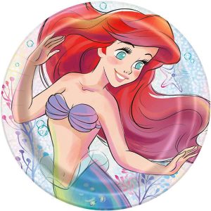 Petite Sirène - Assiettes 9 Po. 8 par pqt