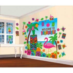 Scène Murale Luau Kit 32 par pqt.