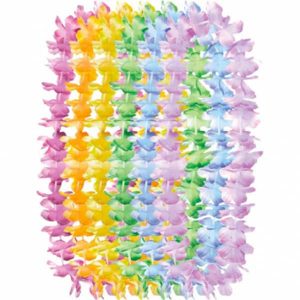 Colliers Hawaïens - Arc-en-Ciel 6 par pqt