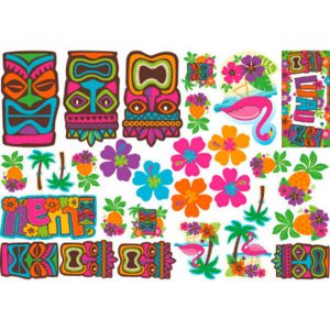 Découpages Tiki 30 par pqt.