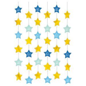 Décoration Sur Fil – Bleu 6 par pqt.