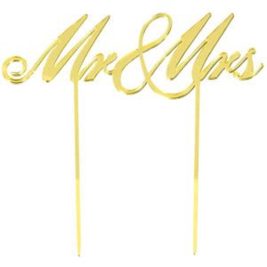 Déco. Pour Gâteau Mr. & Mrs.