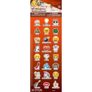 Emoji - Autocollants 24/pqt