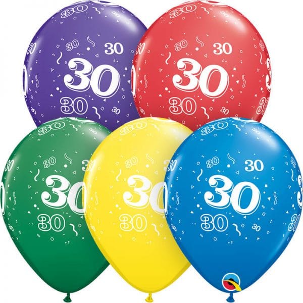 B.11'' CHIFFRE 30 ASSORTIS A/A P/50