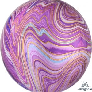 M.15'' PURPLE MARBLEZ ORBZ