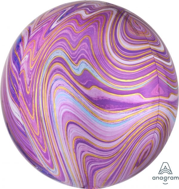 M.15'' PURPLE MARBLEZ ORBZ