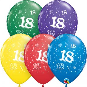 B.11'' CHIFFRE 18 ASSORTIS A/A P/50