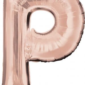 M.34'' LETTRE P ROSE GOLD H/S