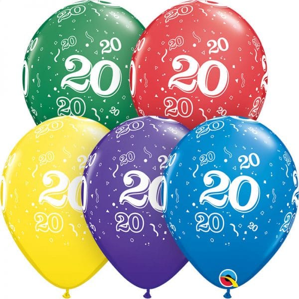 B.11'' CHIFFRE 20 ASSORTIS A/A P/50
