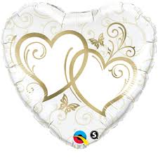 M.18'' ENTWINED HEARTS GOLD