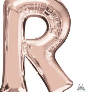 M.34'' LETTRE R ROSE GOLD H/S