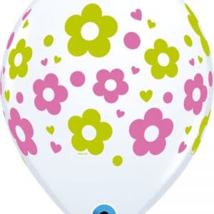 B.11'' DAISIES, DOTS & HEARTS P/50