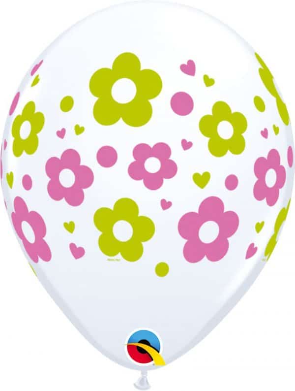 B.11'' DAISIES, DOTS & HEARTS P/50