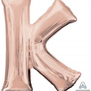 M.34'' LETTRE K ROSE GOLD H/S