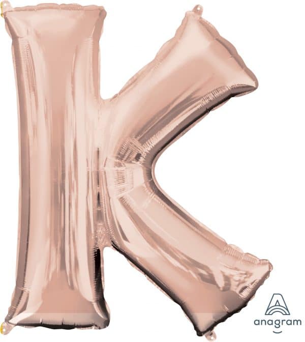 M.34'' LETTRE K ROSE GOLD H/S