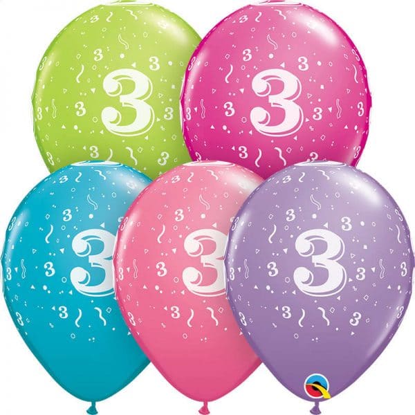 B.11'' CHIFFRE 3 ASS. TRENDY A/A P/50