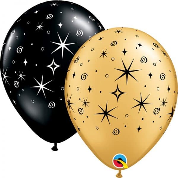 B.11'' SPARKLES&SWIRLS OR/NOIR P/50