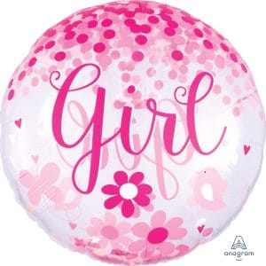 M.28'' BALLON CONFETTI GIRL