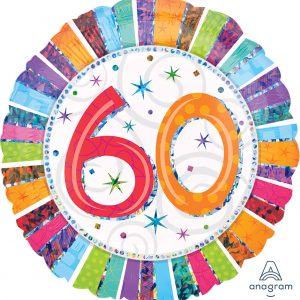 M.18'' RADIANT BIRTHDAY 60