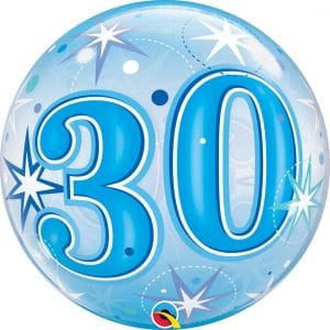 M.22'' CHIFFRE 30 BLEU BUBBLES