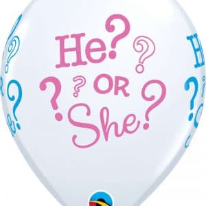 B.11'' HE? OR SHE? BLANC A/A P/50