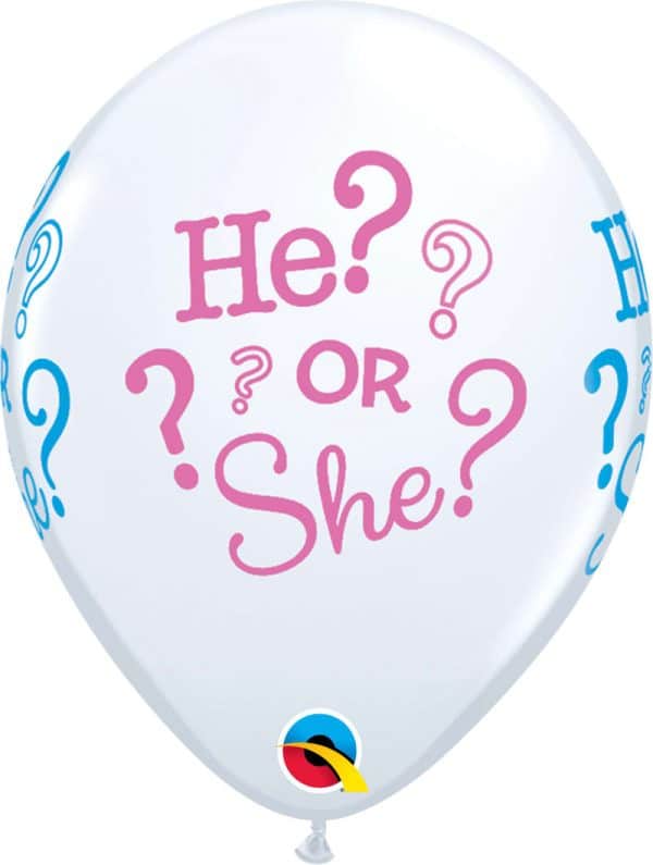 B.11'' HE? OR SHE? BLANC A/A P/50