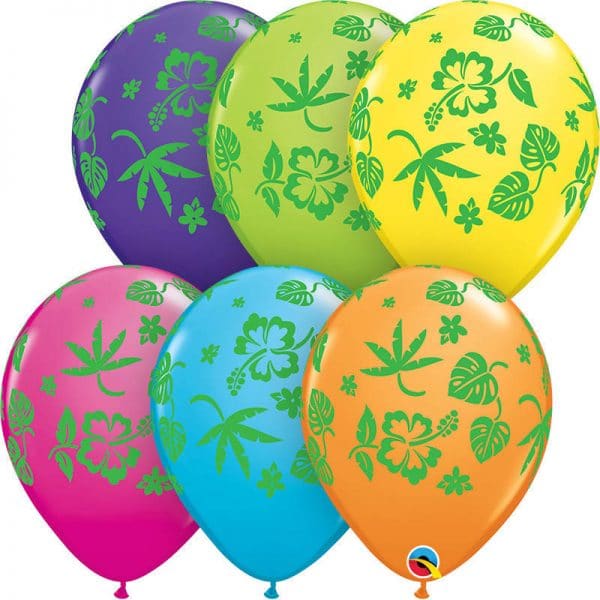B.11'' TROPICAL FLORA ASS P/50