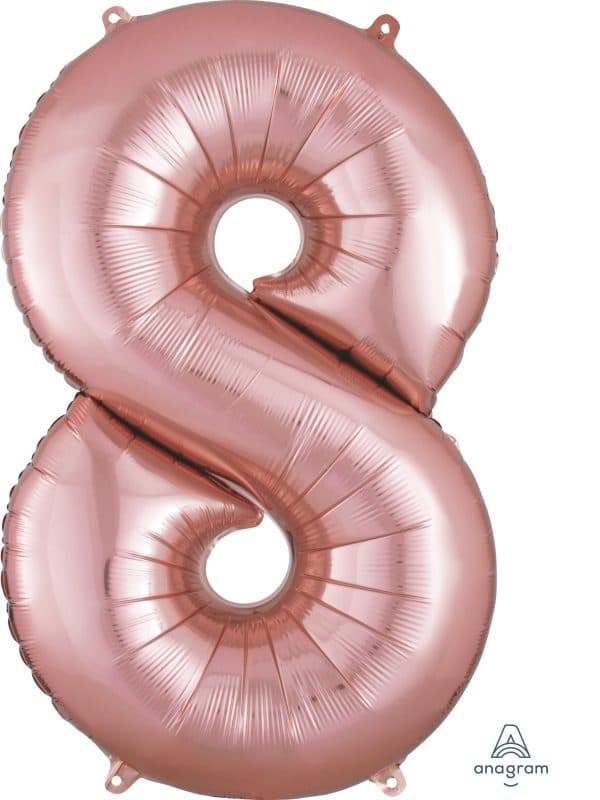 M.34'' CHIFFRE 8 ROSE GOLD H/S