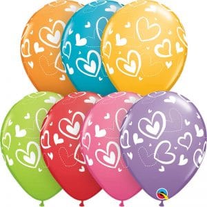 B.11'' MIX & MATCH HEARTS P/50