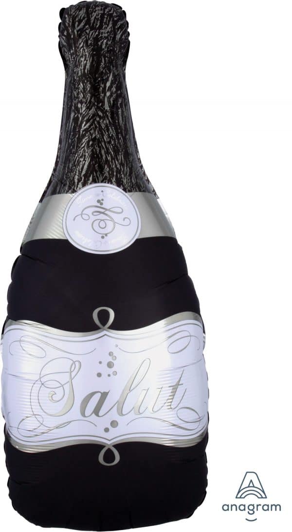 M.36'' BOUTEILLE DE CHAMPAGNE NOIR H/S