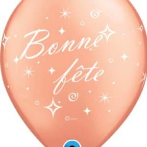 B.11'' BONNE FETE ROSE GOLD P/50