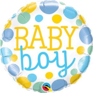 M.18'' BABY BOY DOTS