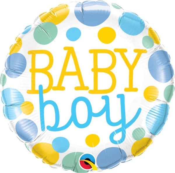 M.18'' BABY BOY DOTS