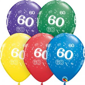 B.11'' CHIFFRE 60 ASSORTIS A/A P/50
