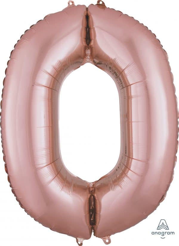 M.34'' CHIFFRE 0 ROSE GOLD H/S
