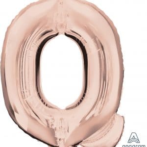 M.34'' LETTRE Q ROSE GOLD H/S