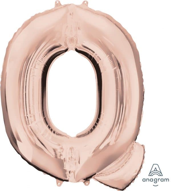 M.34'' LETTRE Q ROSE GOLD H/S