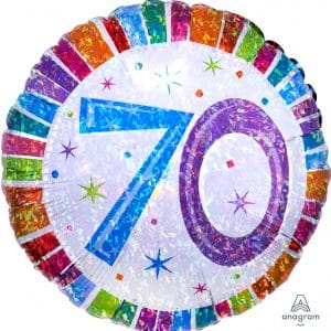 M.18'' RADIANT BIRTHDAY 70