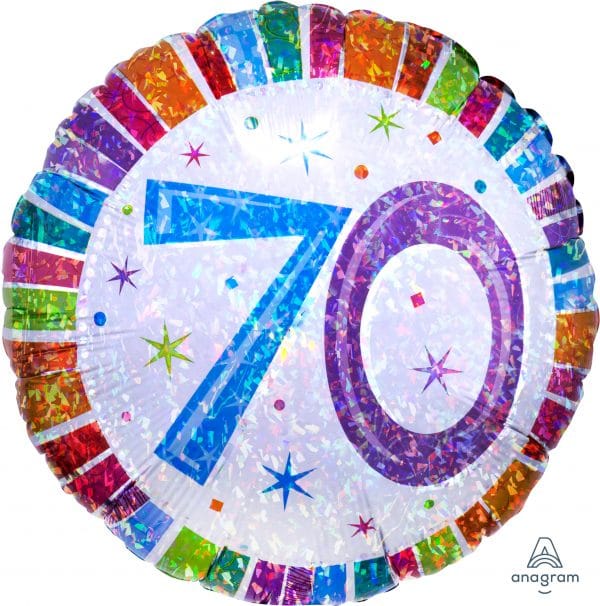 M.18'' RADIANT BIRTHDAY 70