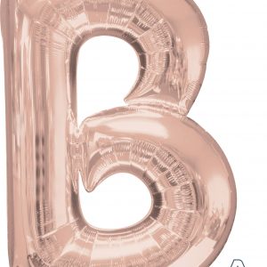 M.34'' LETTRE B ROSE GOLD H/S
