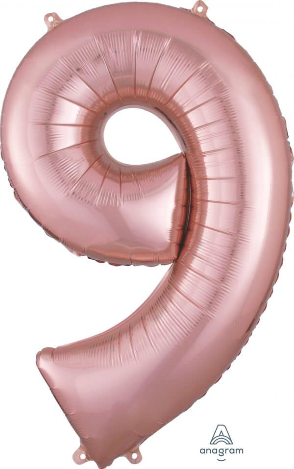 M.34'' CHIFFRE 9 ROSE GOLD H/S
